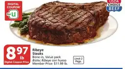 Albertsons Ribeye Steaks offer