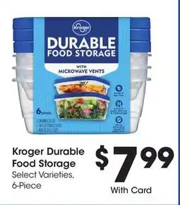 Ralphs Kroger Durable Food Storage offer