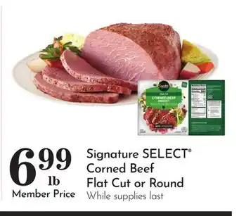 Pavilions Signature SELECT Corned Beef Flat Cut or Round offer