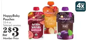 Pavilions HappyBaby Pouches offer