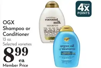 Pavilions OGX Shampoo or Conditioner offer