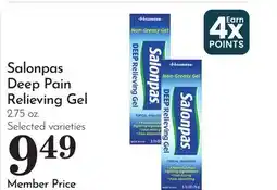 Pavilions Salonpas Deep Pain Relieving Gel offer