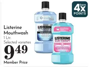 Pavilions Listerine Mouthwash offer