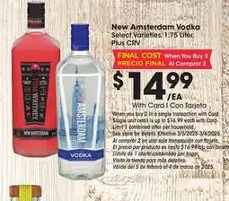 Ralphs New Amsterdam Vodka offer