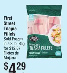 Smart & Final First Street Tilapia Fillets offer