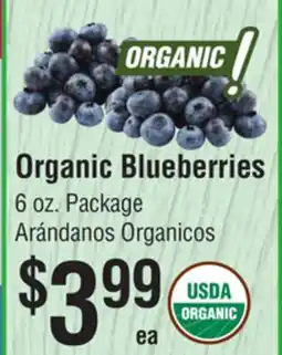 Smart & Final Organic Blueberries offer