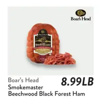 Fresh Thyme Boar's Head Smokemaster Beechwood Black Forest Ham offer