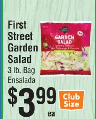 Smart & Final First Street Garden Salad offer