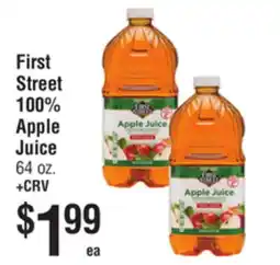 Smart & Final First Street 100% Apple Juice offer