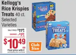 Smart & Final Kellogg's Rice Krispies Treats offer