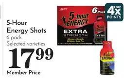 Pavilions 5-Hour Energy Shots offer