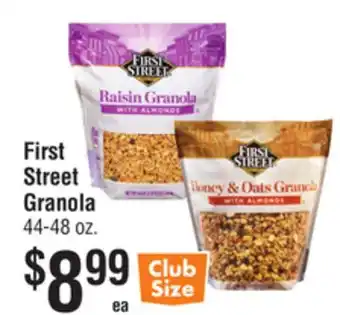 Smart & Final First Street Granola offer