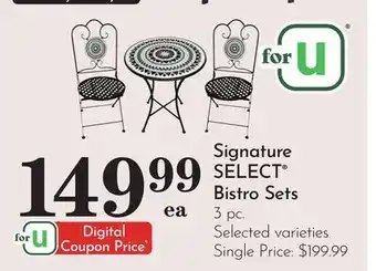 Pavilions Signature SELECT Bistro Sets offer