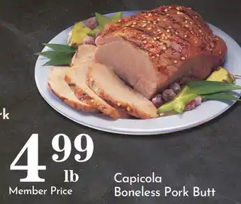 Pavilions Capicola Boneless Pork Butt offer