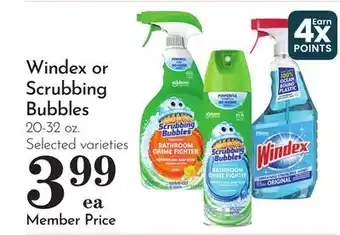 Pavilions Windex or Scrubbing Bubbles offer