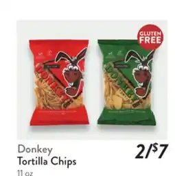 Fresh Thyme Donkey Tortilla Chips offer