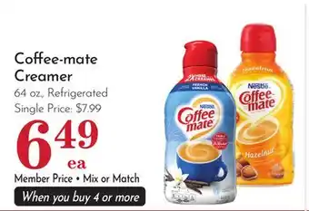 Pavilions Coffee-mate Creamer offer