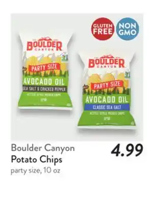 Fresh Thyme Boulder Canyon Potato Chips offer