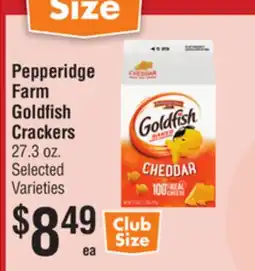 Smart & Final Pepperidge Farm Goldfish Crackers offer