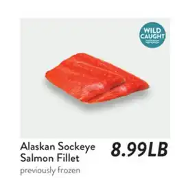 Fresh Thyme Alaskan Sockeye Salmon Fillet offer