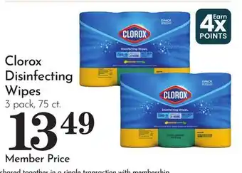 Pavilions Clorox Disinfecting Wipes offer