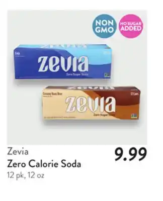 Fresh Thyme Zevia Zero Calorie Soda offer