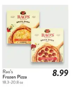 Fresh Thyme Rao's Frozen Pizza offer