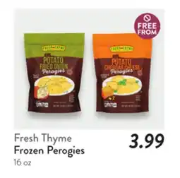 Fresh Thyme Fresh Thyme Frozen Perogies offer