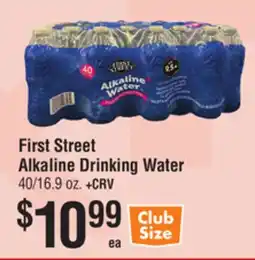 Smart & Final First Street Alkaline Drinking Water offer