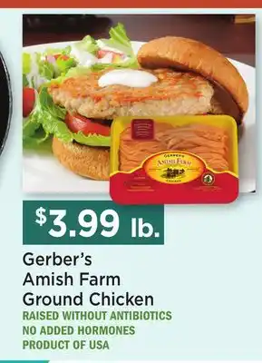 Heinen's Gerber's Amish Farm Ground Chicken offer