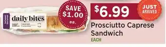 Heinen's Prosciutto Caprese Sandwich offer