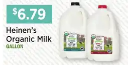 Heinen's Heinen's Organic Milk offer