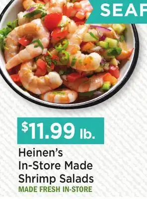 Heinen's Heinen's In-Store Made Shrimp Salads offer