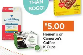 Heinen's Heinen's or Cameron's Coffee K Cups offer