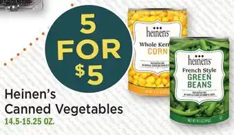 Heinen's Heinen's Canned Vegetables offer