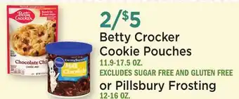 Heinen's Betty Crocker Cookie Pouches 11.9-17.5 OZ. or Pillsbury Frosting 12-16 OZ offer