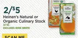 Heinen's Heinen's Natural or Organic Culinary Stock offer