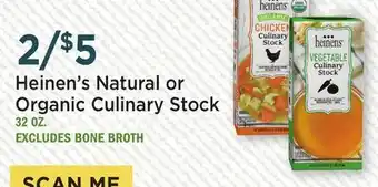 Heinen's Heinen's Natural or Organic Culinary Stock offer