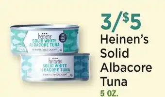 Heinen's Heinen's Solid Albacore Tuna offer