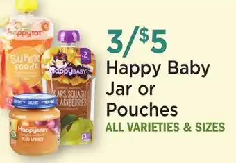 Heinen's Happy Baby Jar or Pouches offer