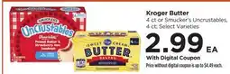 Food 4 Less Kroger Butter offer