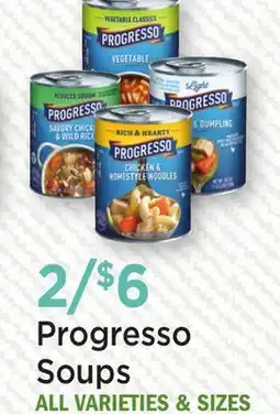 Heinen's Progresso Soups offer