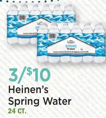 Heinen's Heinen's Spring Water offer