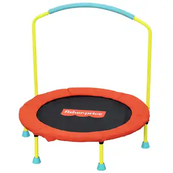 Walmart Fisher-Price WonderJump 36 Round Indoor Trampoline Kids Toy, Multicolor offer