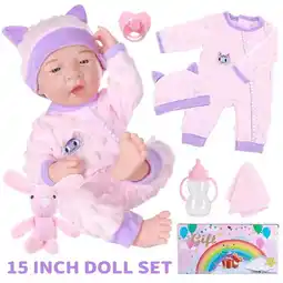 Walmart AmaMary 15 Inch Reborn Soft Doll Gift Set- Great Gift for Kids and Girls offer