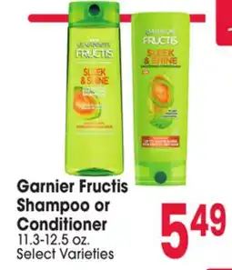 Jewel-Osco Garnier Fructis Shampoo or Conditioner offer