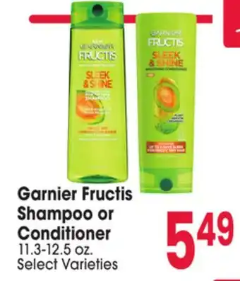 Jewel-Osco Garnier Fructis Shampoo or Conditioner offer