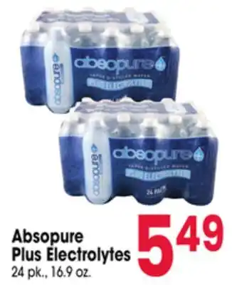 Jewel-Osco Absopure Plus Electrolytes offer