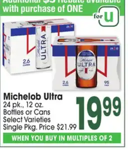 Jewel-Osco Michelob Ultra offer