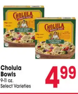 Jewel-Osco Cholula Bowls offer